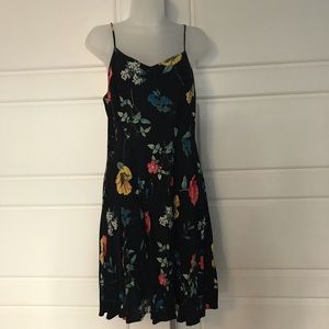 Swingy black floral Old Navy sundress